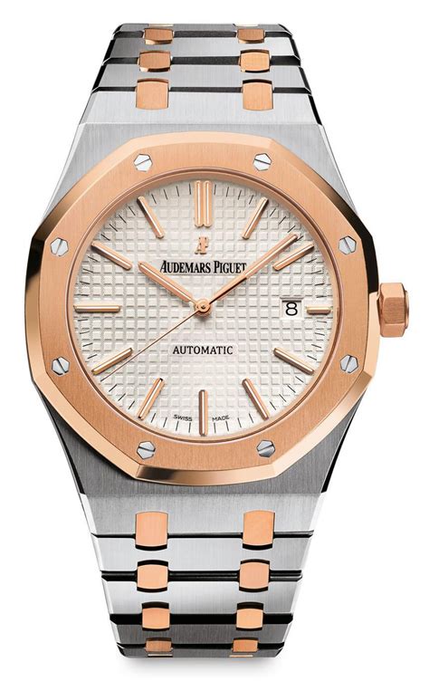 audemars piguet two tone|Audemars Piguet royal oak silver.